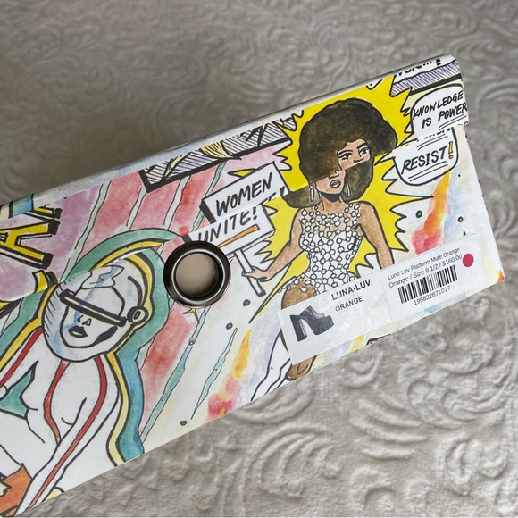 Jeffrey Campbell Orange Platform Mule - Picture 8 of 9